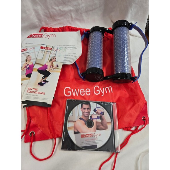 Gwee Gym Other - Gwee Gym Total Body Workout Fitness System Kit with DVD, Guides and Bag